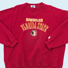 Lade das Bild in den Galerie-Viewer, Logo Athletic Sweatshirt Florida State Seminoles, rot, XL/XXL
