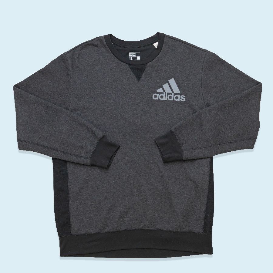 Adidas Sweatshirt Prime Clima Cool, grau, XL