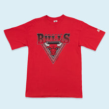 Lade das Bild in den Galerie-Viewer, Starter T-Shirt Chicago Bulls 1990 Single Stitch, rot, L
