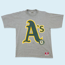 Lade das Bild in den Galerie-Viewer, Nutmeg T-Shirt Oakland Athletics 1996 Made in the USA, grau, XL
