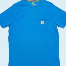 Lade das Bild in den Galerie-Viewer, Carhartt Force T-Shirt &quot;Pocket&quot;, blau, L/XL relaxed fit
