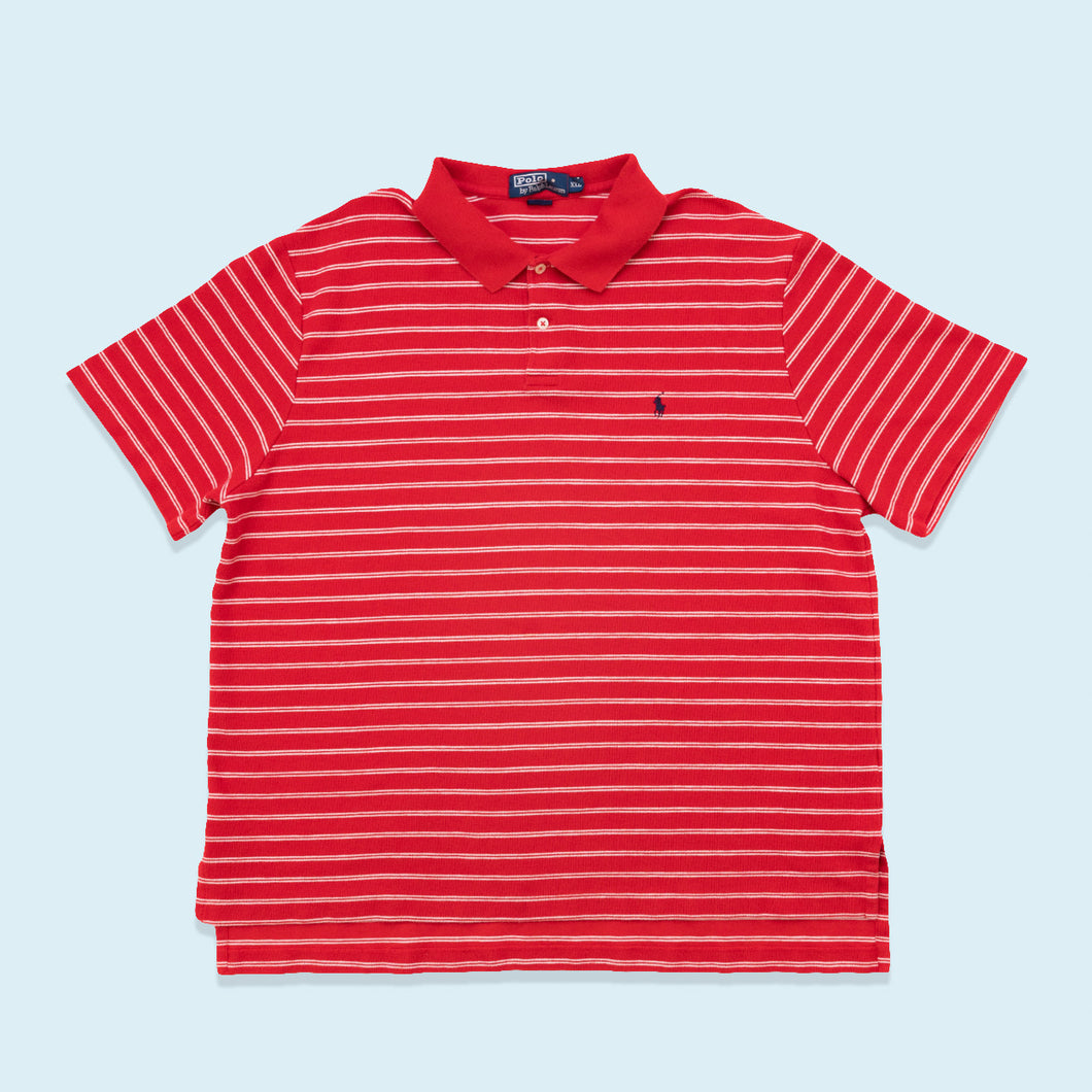 Polo Ralph Lauren Poloshirt, rot/weiß, XL/2XL