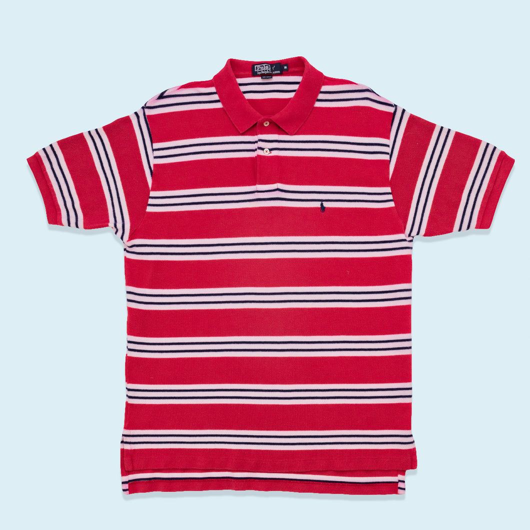 Polo Ralph Lauren Poloshirt, rot/weiß, XL/2XL dick