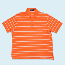 Lade das Bild in den Galerie-Viewer, Polo Ralph Lauren Poloshirt, orange/weiß, 2XL/3XL
