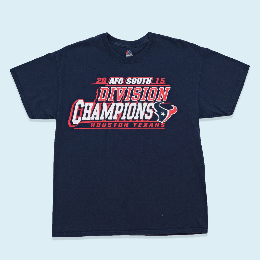 Majestic T-Shirt Houston Texans Division Champions, blau, L