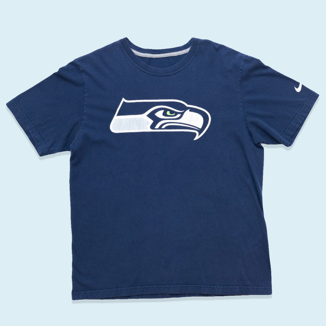 Nike T-Shirt Seattle Seahawks, blau , L