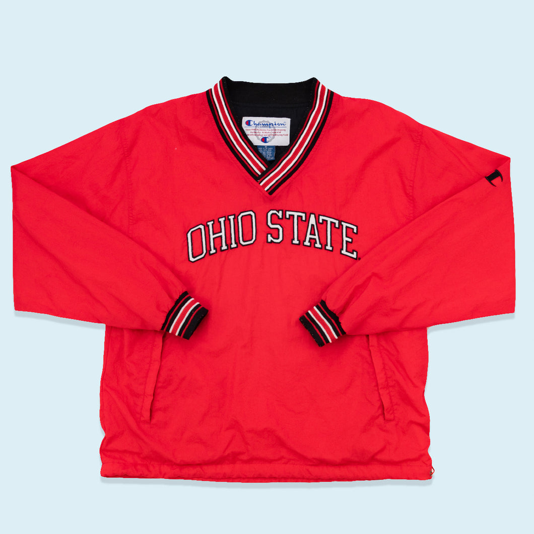 Champion Sweatshirt Ohio State 90er, rot, L