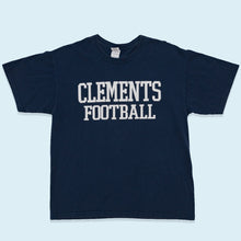 Lade das Bild in den Galerie-Viewer, Gildan T-Shirt Clements Football &quot;Bread &amp; Butter&quot;, blau, L
