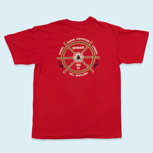 Lade das Bild in den Galerie-Viewer, Oneita Power 50 T-Shirt Marine Carpenters Made in the USA Single Stitch 90er, rot, L/XL
