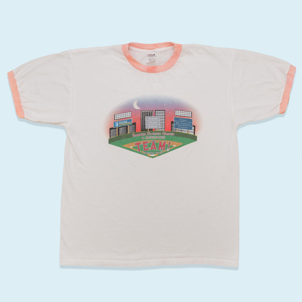 Anvil T-Shirt Los Angeles Angels Baseball 2008, weiß, XL