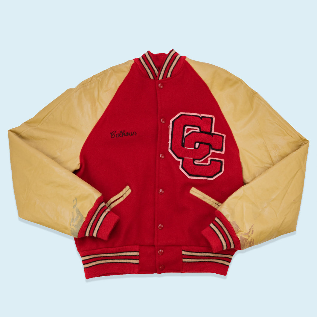 Meca Collegejacke Made in the USA, rot, M