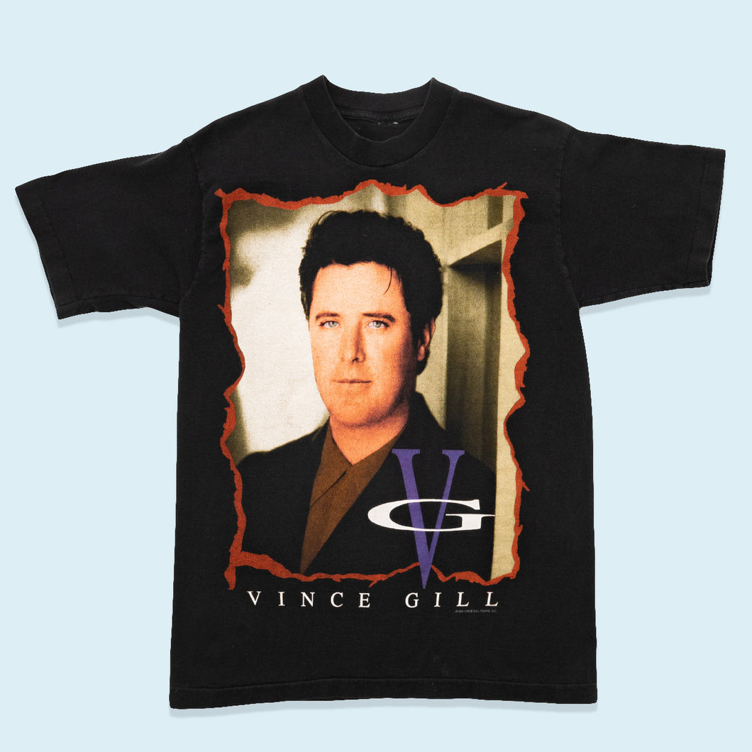 T-Shirt Vince Gill Single Stitch 1996, schwarz, M/L