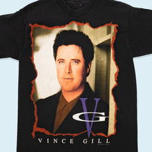 Lade das Bild in den Galerie-Viewer, T-Shirt Vince Gill Single Stitch 1996, schwarz, M/L
