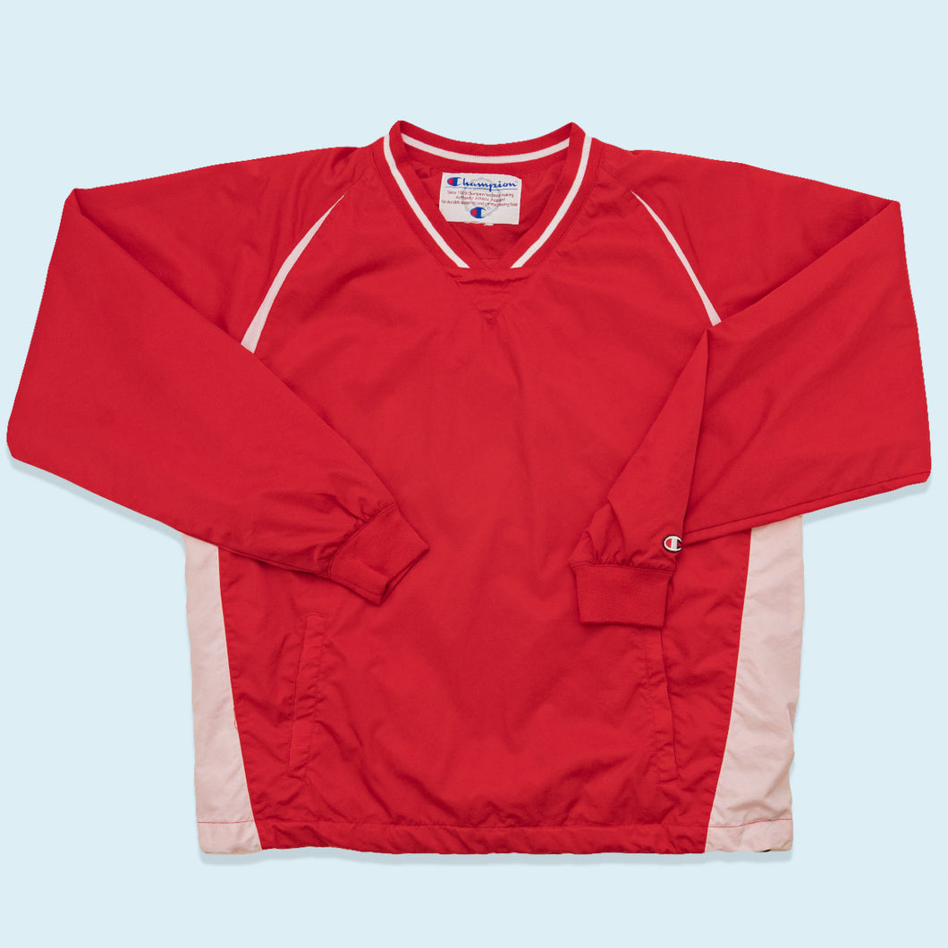 Champion V-Neck Sweatshirt, rot, XL