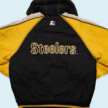 Lade das Bild in den Galerie-Viewer, Starter Jacke Pittsburgh Steelers 90er, gelb/schwarz, L
