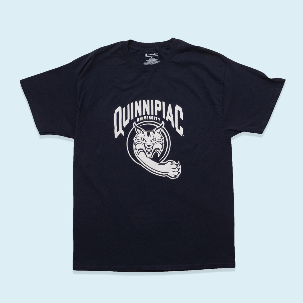 Champion T-Shirt Quinnipiac University, blau, L