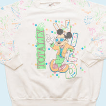 Lade das Bild in den Galerie-Viewer, Disney Sweatshirt Mickey Mouse Made in the USA 90er, weiß, XS/S
