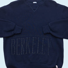 Lade das Bild in den Galerie-Viewer, Russell Athletic Sweatshirt California Berkeley 90er Made in the USA, blau, L

