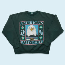 Lade das Bild in den Galerie-Viewer, American Eagle Sweatshirt Made in the USA 90er, grün, L
