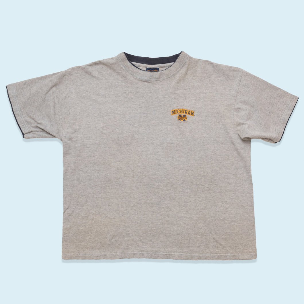 NCC Gold T-Shirt Michigan Wolverines Made in Russia, grau, XL/XXL