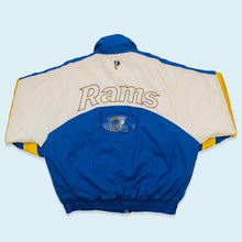 Lade das Bild in den Galerie-Viewer, Pro Player Jacke ST. Louis Rams 90er, gelb/blau, XL

