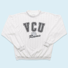 Lade das Bild in den Galerie-Viewer, Gear Sweatshirt &quot;VCU Rams&quot; 90er, weiß, L/XL
