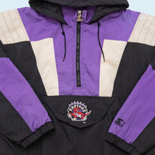 Lade das Bild in den Galerie-Viewer, Starter Jacke Toronto Raptors 90er, schwarz, L/XL
