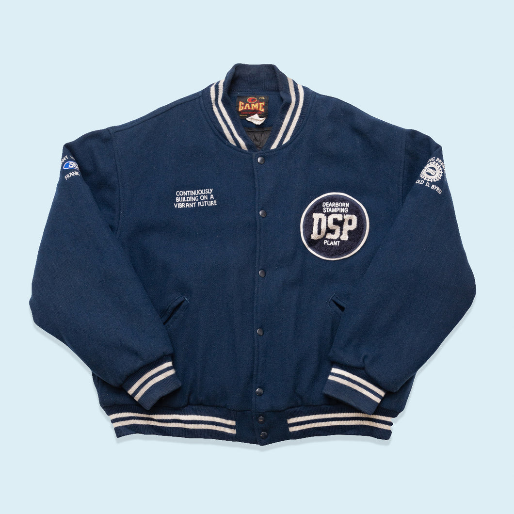 Game Jacke Dearborn Stampin DSP Plant, blau, XL/XXL