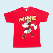 Lade das Bild in den Galerie-Viewer, Disney  T-Shirt &quot;Minnie Logo&quot; , 90er,  rot, L
