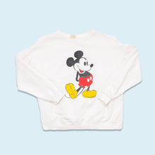 Lade das Bild in den Galerie-Viewer, Zara Sweatshirt &quot;Girls Mickey Logo&quot;, weiß, S

