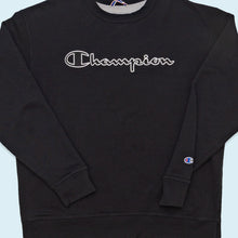 Lade das Bild in den Galerie-Viewer, Champion Sweatshirt Logo, schwarz, L/XL
