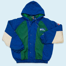 Lade das Bild in den Galerie-Viewer, Starter Jacke Seattle Seahawks 90er, blau/grün, XL
