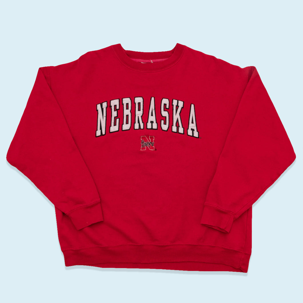 Sweatshirt Nebraska Huskers, rot, L