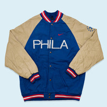 Lade das Bild in den Galerie-Viewer, Nike Team Jacke Philadelphia 76ers, blau/beige, XL
