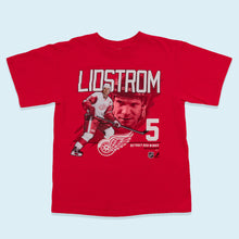 Lade das Bild in den Galerie-Viewer, T-Shirt Lidstrom Detroit Red Wings, rot, M
