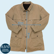 Lade das Bild in den Galerie-Viewer, Herrenparka 80er, grün/beige, L/XL
