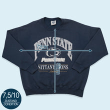 Lade das Bild in den Galerie-Viewer, Lee x Nutmeg Sweatshirt Penn State Made in the USA 90er, blau, XL/XXL

