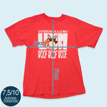 Lade das Bild in den Galerie-Viewer, Fruit of the Loom T-Shirt UNM Lobo Made in the USA 90er, rot, L
