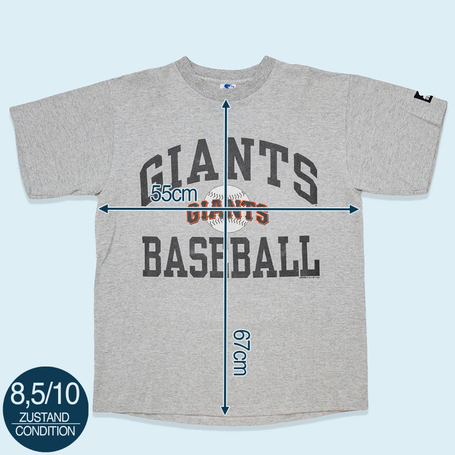 Starter T-Shirt Giants Baseball Made in the USA 1996, grau, L