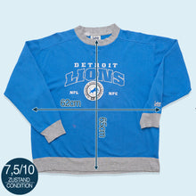 Lade das Bild in den Galerie-Viewer, Lee Sport Sweatshirt Detroit Lions, blau, XL
