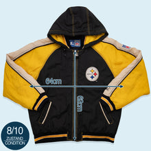Lade das Bild in den Galerie-Viewer, Starter Jacke Pittsburgh Steelers 90er, gelb/schwarz, L
