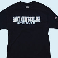 Lade das Bild in den Galerie-Viewer, Champion T-Shirt St. Marys College Notre Dame, blau, L
