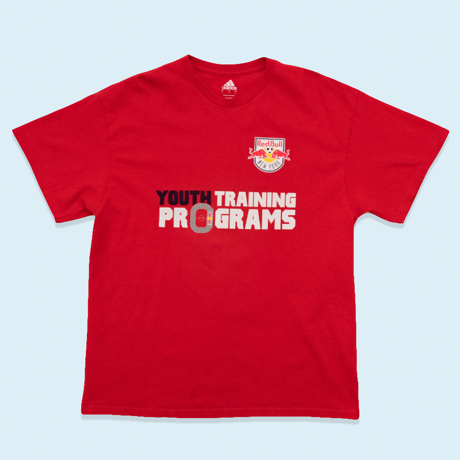 Adidas T-Shirt NY Red Bull, rot, L