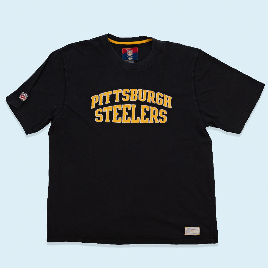 Reebok T-Shirt Pittsburgh Steelers Giridon Classic, schwarz, XL/XXL