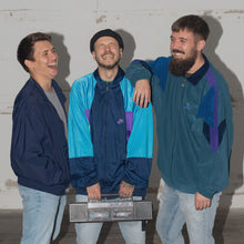 Lade das Bild in den Galerie-Viewer, Nike Trainingsjacke &quot;Logo&quot;, blau/grün/lila, XL/XXL
