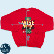 Lade das Bild in den Galerie-Viewer, Lee Sweatshirt Wise Men Still Seek Him, rot, XL
