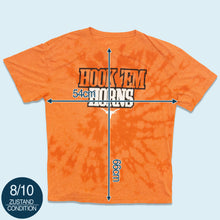 Lade das Bild in den Galerie-Viewer, T-Shirt &quot;Texas Longhorn Hook Em Horns&quot;, batik/orange, L
